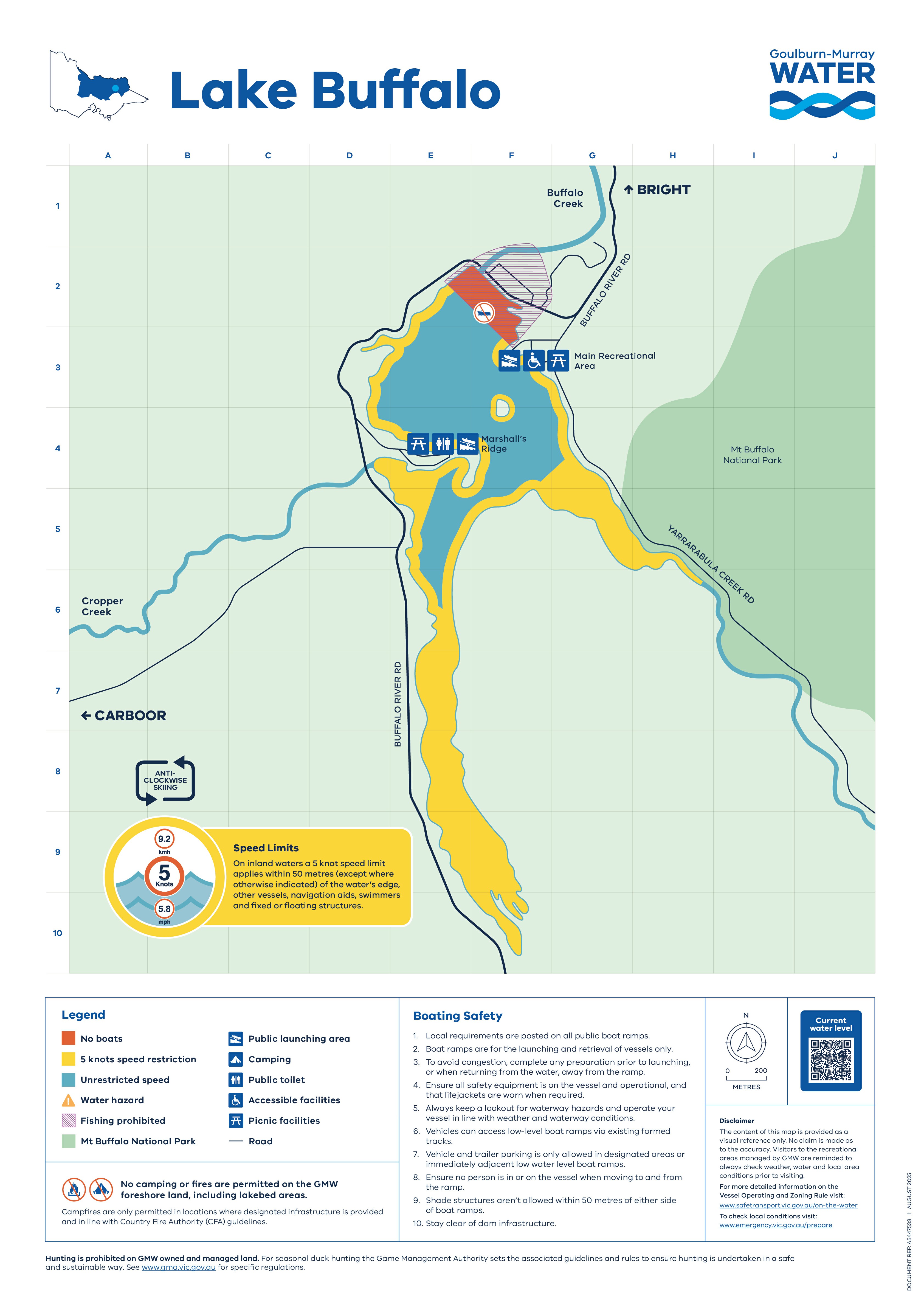 Lake Buffalo Recreational Area Map 