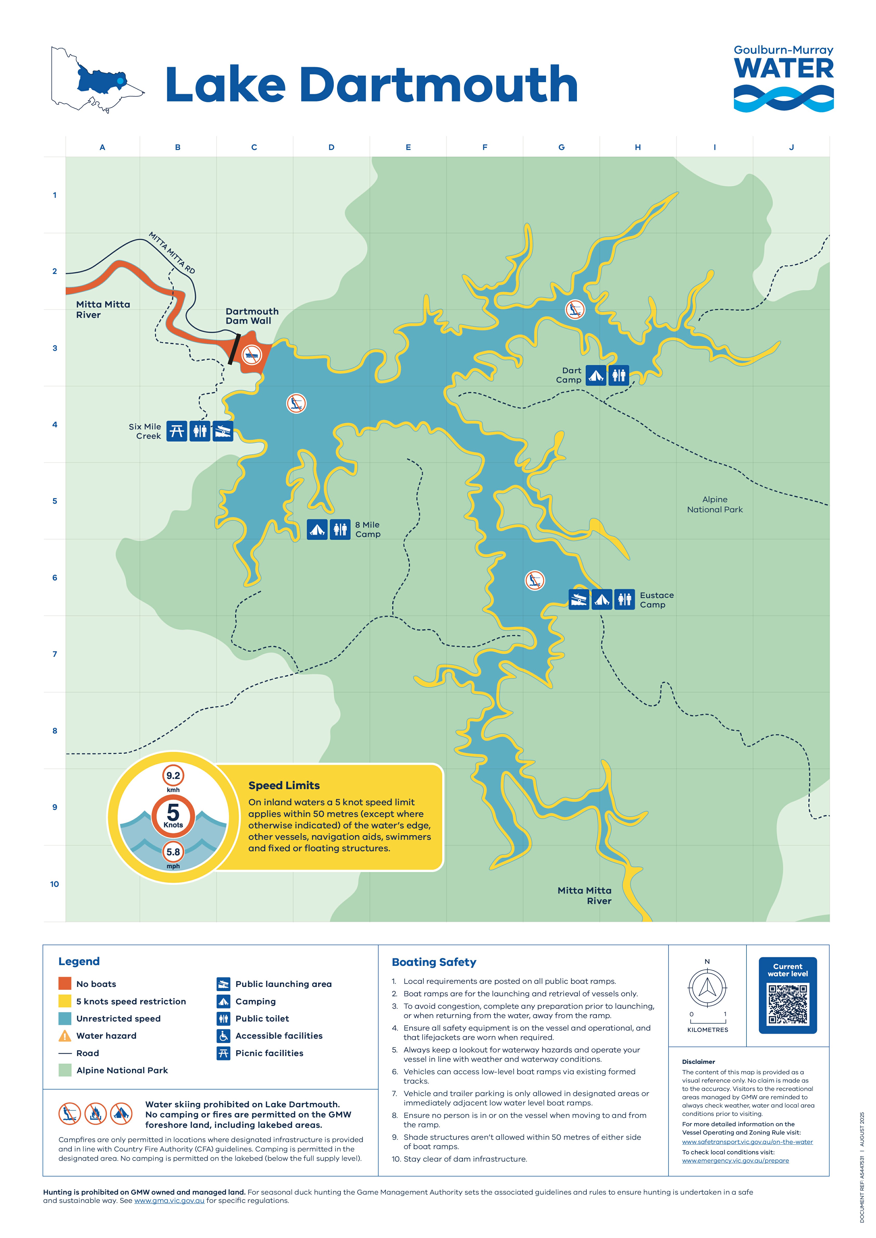 Lake Dartmouth Recreational Area Map Lake Dartmouth Recreational Area Map