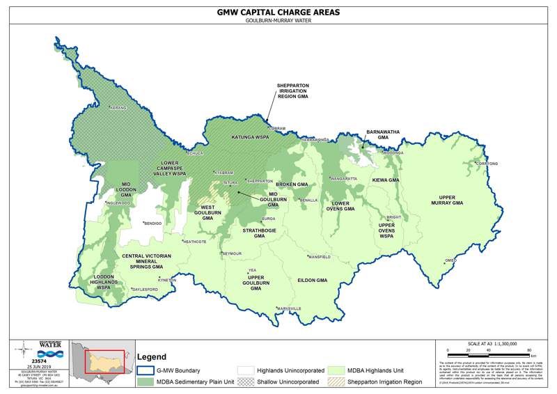 GMW Capital Charge Areas
