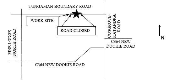 Tungamah-Boundary Rd closure