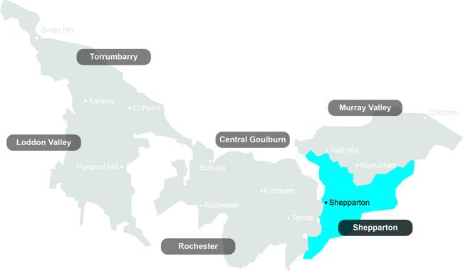 Shepparton WSC map