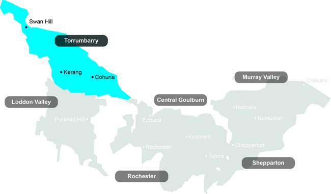 Torrumbarry WSC map