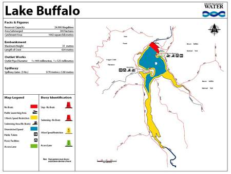Lake Buffalo map