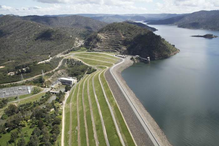 Overlooking the Spillway Lookout at Lake Eildon