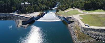 Photograph of the Lake William Hovell spillway