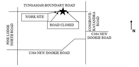 Tungamah-Boundary Rd closure Tungamah-Boundary Rd closure
