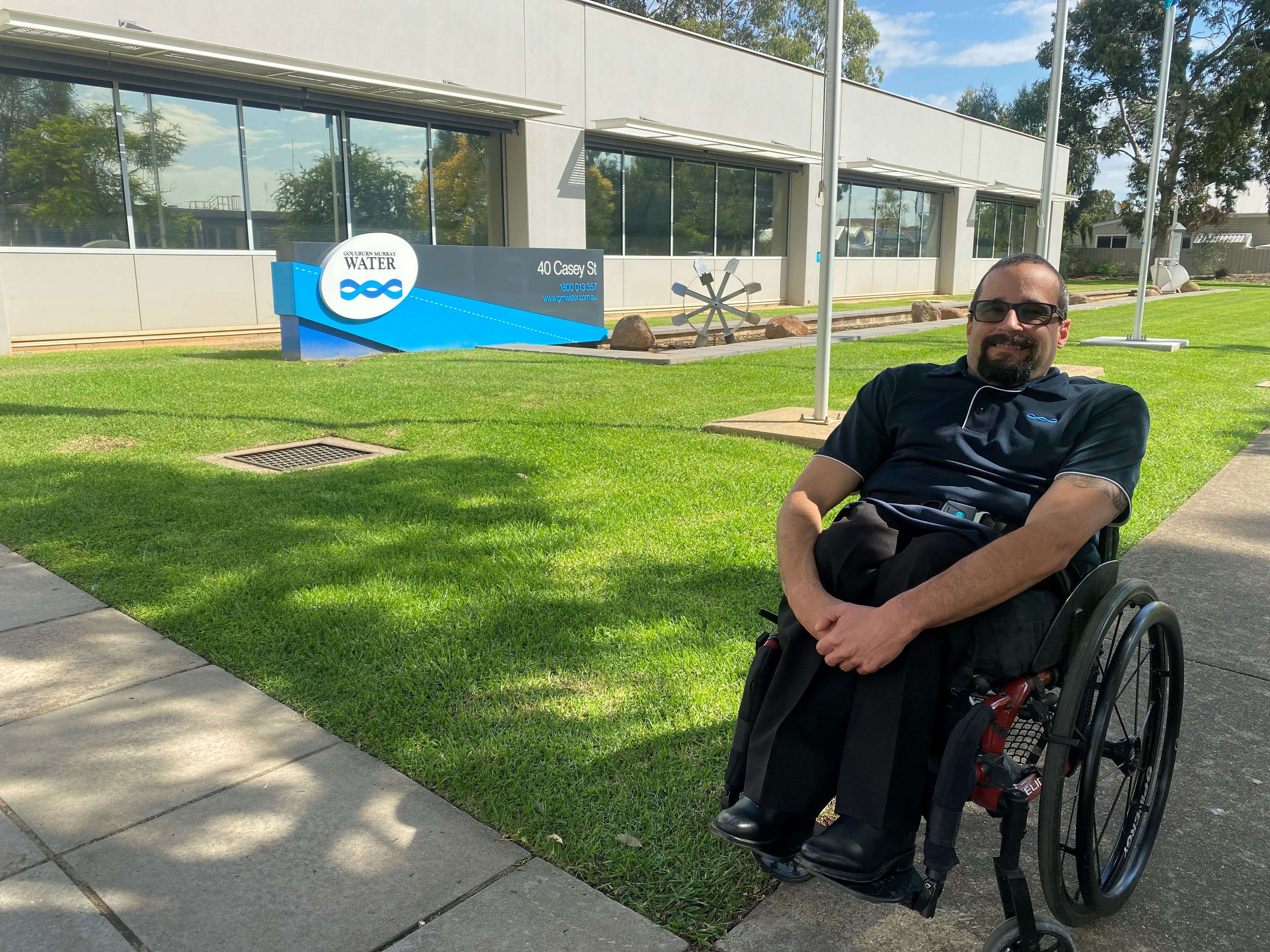 Disability not stopping Donald from achieving goals Goulburn Murray Water