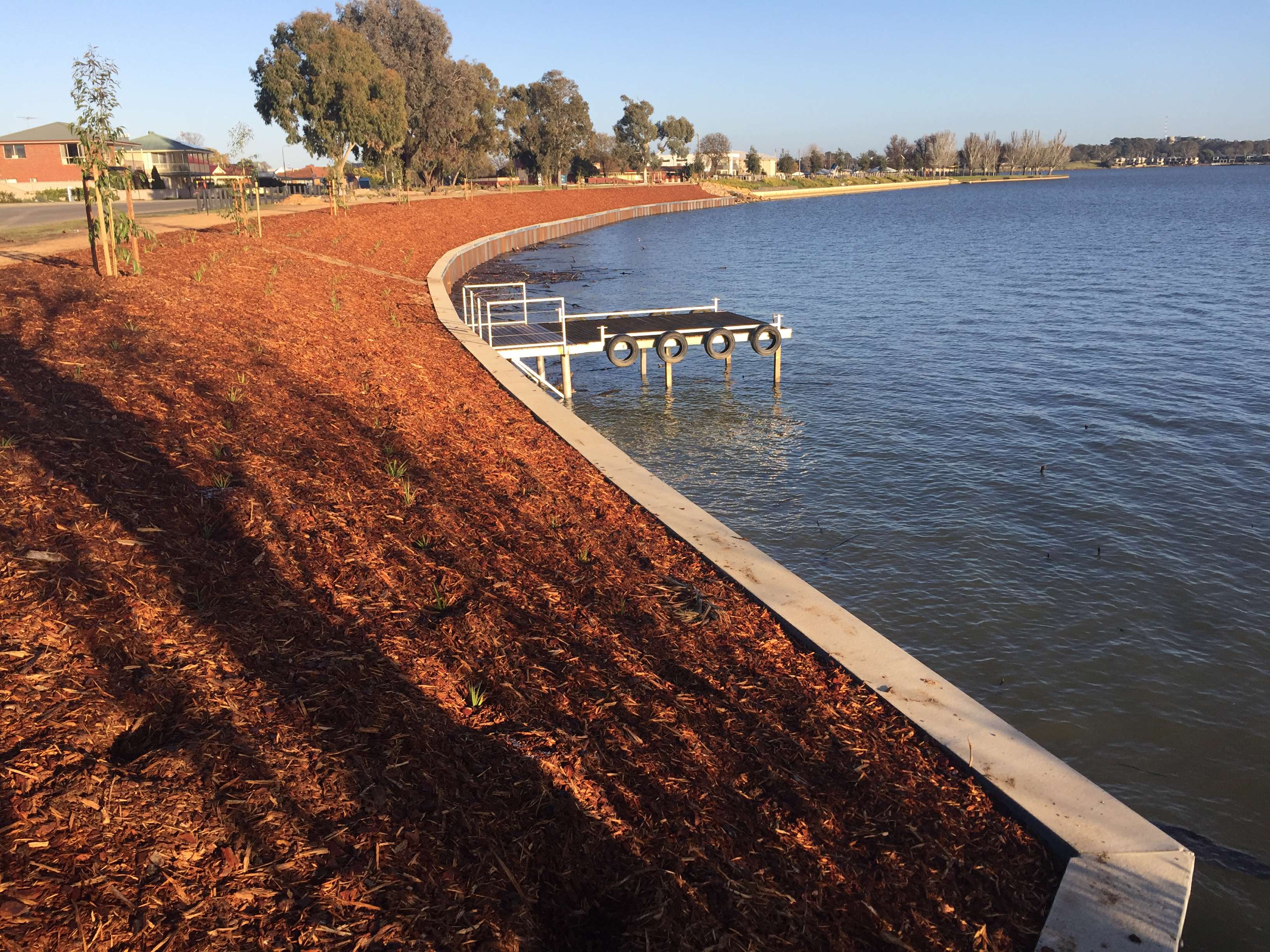 Lake Mulwala foreshore protection works - after Lake Mulwala foreshore protection works - after