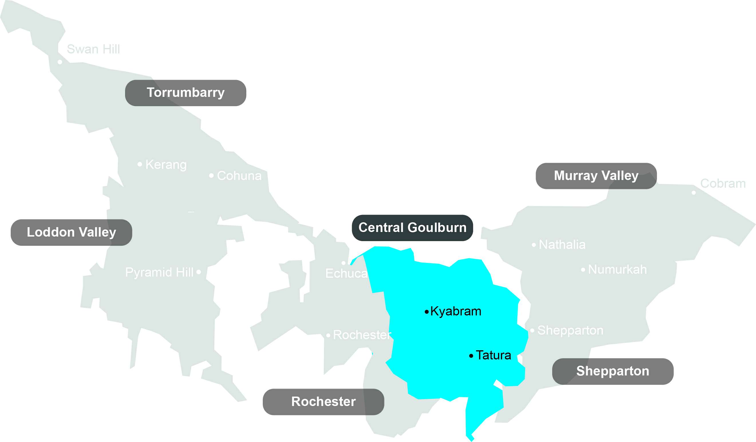 Central Goulburn WSC map
