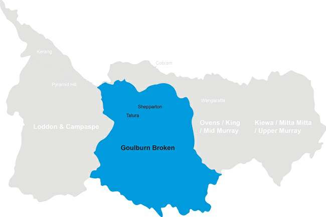 Goulburn Broken RWSC map Goulburn Broken RWSC map