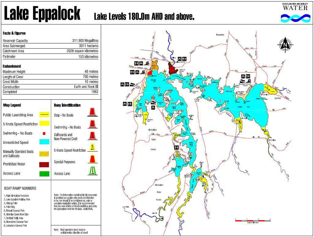 Lake levels 180.0 meters and above, link opens in a new window