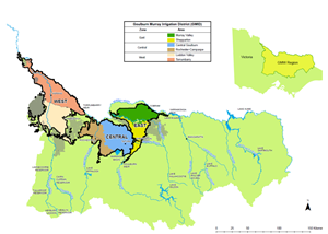 A map of GMW's GMID regions. 